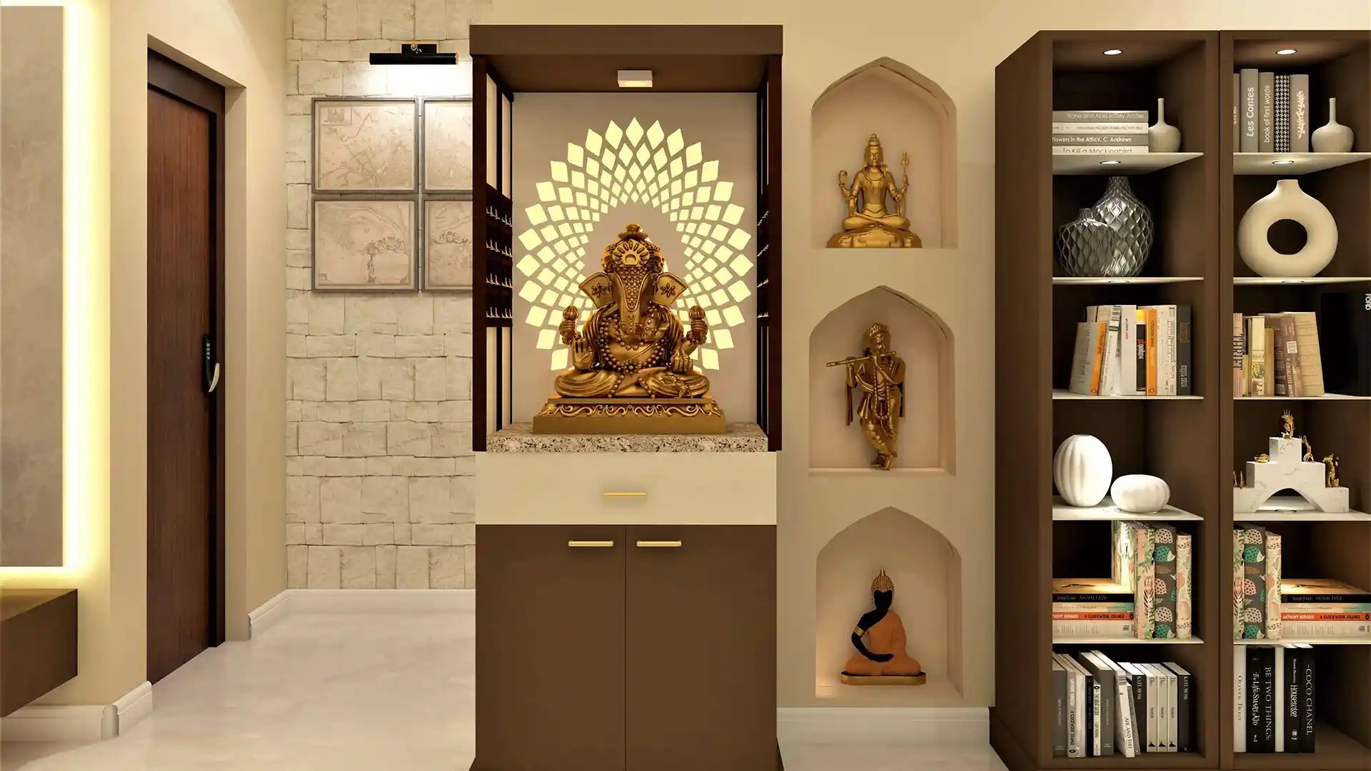 10 Small Temple Design Ideas To Harmonize Your Home